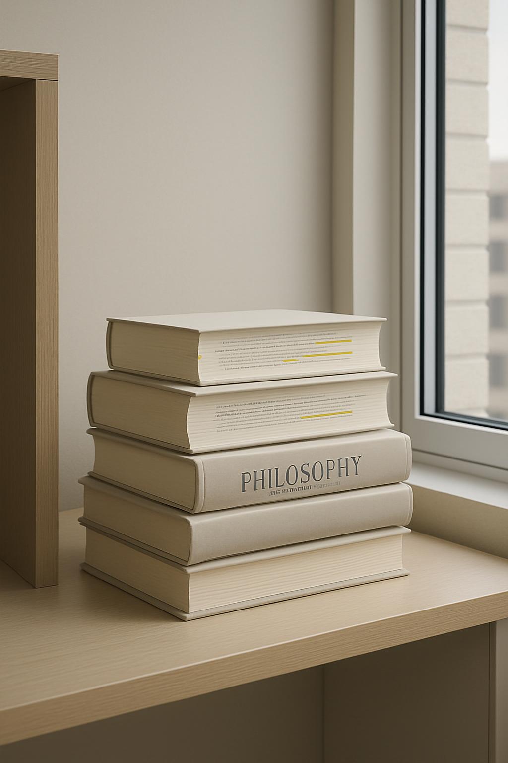 Los libros en estante en blanco y negro.
